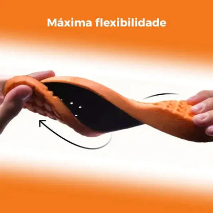 KIT 2 Pares de Palmilha Ortopédica de Gel Elimael